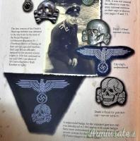 ESTREMAMENTE RARA “AQUILA DA MANICA” MOD. 1943 PER UNIFORME DELLA 3. SS-PANZERDIVISION 