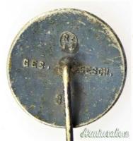 Distintivo o pin tedesco d’epoca nazista per membri del “NSV” - marcato (GERMANIA WW2)