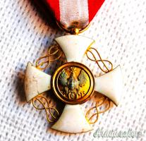 Croce da Cavaliere dell'Ordine della Corona d’Italia periodo V.E.III in 