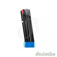 Fondello caricatore WALTHER Q5 STEEL blu +2