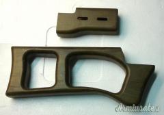 CALCIO + DUE ASTINE COPRICANNA ARTIGIANALI IN LEGNO