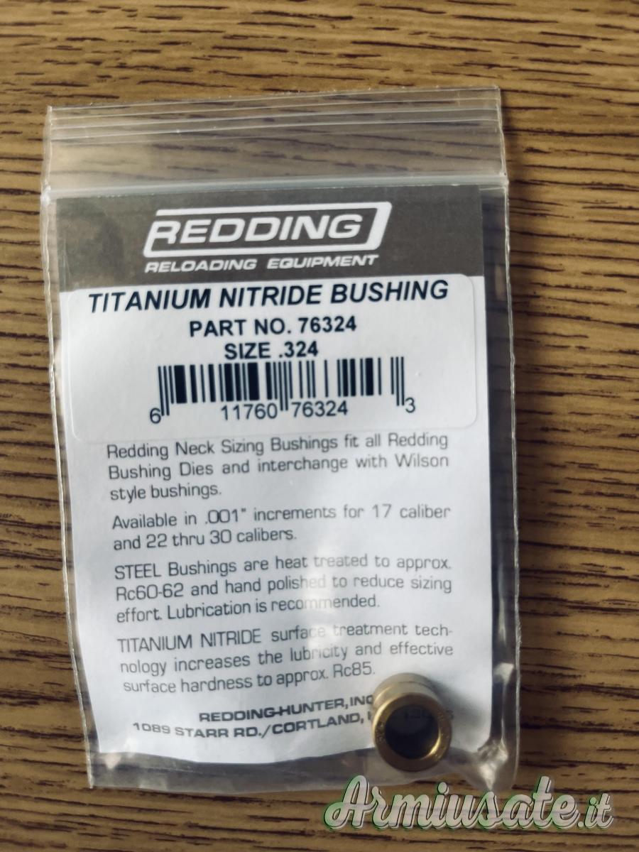 Redding bushing steel nitruro di titanio Redding bushing steel nitruro di titanio
