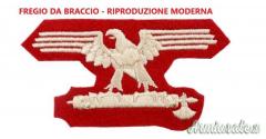 Fregio “reducistico” aquila da braccio uniforme Sottufficiali e/o Truppa “WAFFEN-SS italiane