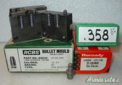 Fondipalle RCBS 38/357 SWC 162 Grani con Gas Checks.