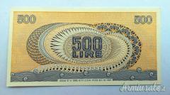 Banconota da 500 LIRE con testa Aretusa – 1’ tipo - 1967 - FDS (REPUBBLICA ITALIANA)