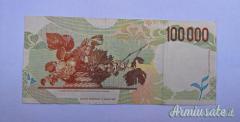 Banconota 100.000 LIRE effige Caravaggio – 2’ tipo - Fazio-Speziali - FDS (REPUBBLICA ITALIANA)