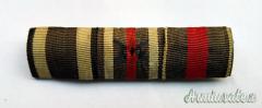 Spange nazista con 3 decorazioni per divisa soldati tedeschi Wehrmacht e Waffen SS (GERMANIA WW2)
