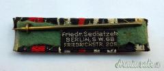 Spange nazista con 3 decorazioni per divisa soldati tedeschi Wehrmacht e Waffen SS (GERMANIA WW2)