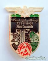 Distintivo tedesco nazista dato agli SA per “Wehrwettkampfe” – Dortmund 1938 (GERMANIA WW2)