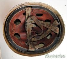 Elmo tedesco bellico “da lancio” d’epoca nazista M.38 bidecal di 1’ tipo per FALLSCHIRMJÄGER