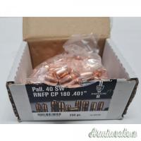 Palle/ogive FIOCCHI calibro 40 Smith & Wesson Ø 401 RNFP pz.250