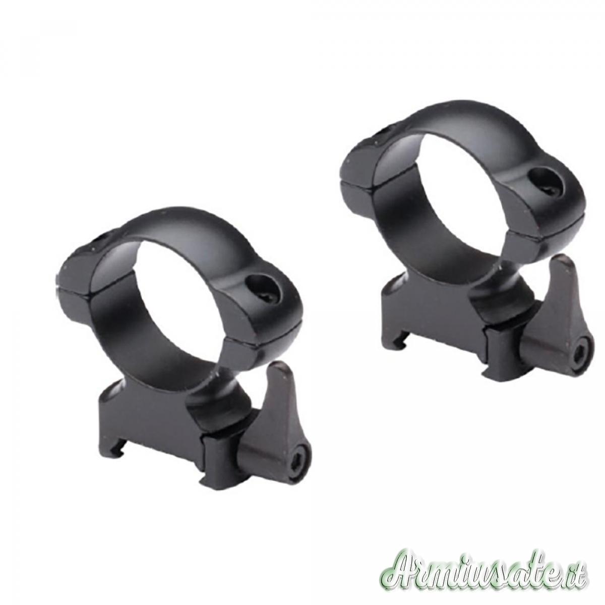 Anelli per ottica NIKKO WEAVER MATTE LOW BLACK 30mm Anelli per ottica NIKKO WEAVER MATTE LOW BLACK 30mm