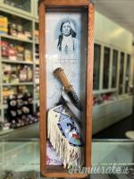 Coltello commemorativo “Cavallo Pazzo” in ossidiana