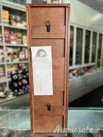 Coltello commemorativo “Cavallo Pazzo” in ossidiana