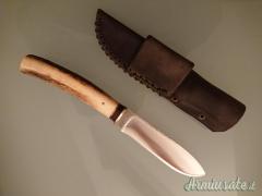 Coltello da caccia artigianale N690 e Sambar #2