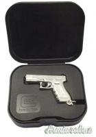 GLOCK portachiavi placcato Argento
