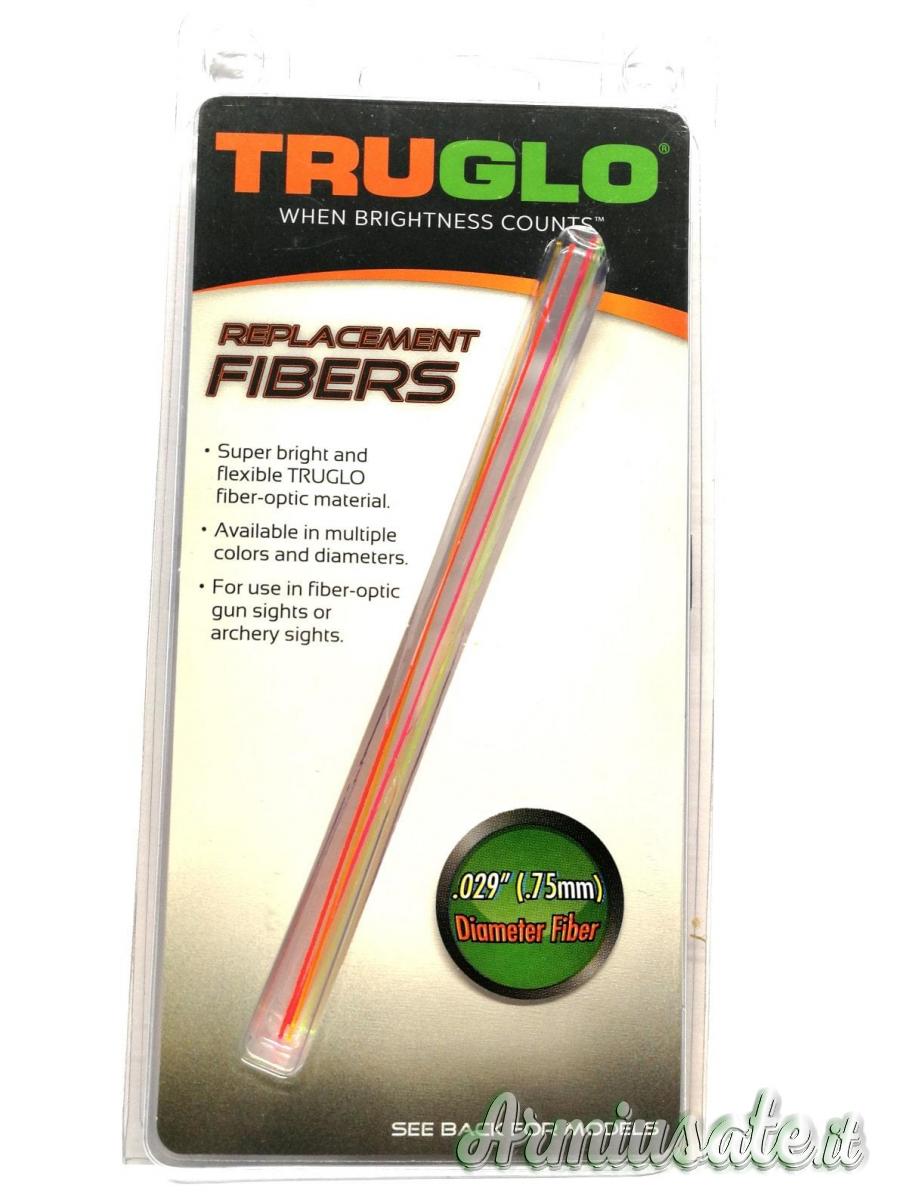 TRUGLO Fibra ottica di ricambio .029 / .75mm / 5 pezzi TRUGLO Fibra ottica di ricambio .029 / .75mm / 5 pezzi