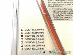 TRUGLO Fibra ottica di ricambio .029 / .75mm / 5 pezzi