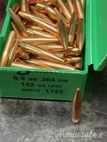 98 ogive / palle Sierra 6.5 mm .264 da 142 GR HPBT MATCH