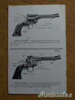 Ruger Single Six Stainless 1975 Blackhawk Revolver Gun Parts List Instruction USA New Model Steel