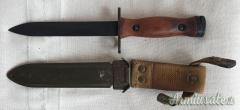 BAIONETTA ITALIANA M4 PER CARABINA M1 PRIMO TIPO 1955 CON FODERO