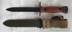 BAIONETTA ITALIANA M4 PER CARABINA M1 PRIMO TIPO 1955 CON FODERO