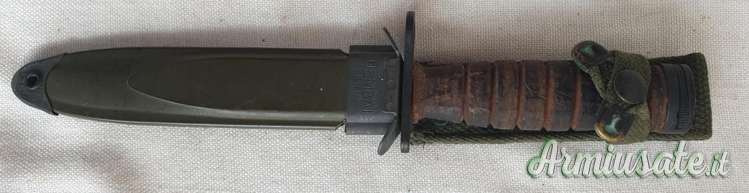 BAIONETTA M4 U.S. CAMILLUS PER CARABINA M1 CON FODERO U.S.M8A1 PWH BAIONETTA M4 U.S. CAMILLUS PER CARABINA M1 CON FODERO U.S.M8A1 PWH