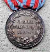 Medaglia commemorativa della “Guerra Italo-Turca 1911-1912” conio Regia Zecca in Argento