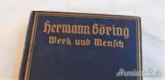 Rara copia del 1938 in “prima edizione” del testo “HERMANN GÖRING WERK UND MENSCH”