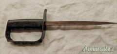 PUGNALE DA TRINCEA AMERICANO “TRENCH KNIFE” MODELLO 1917 CON EXPERTISE (U.S.A. WW1)