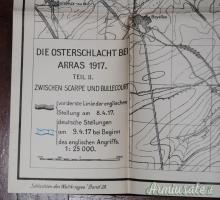 Rara edizione “DIE OSTERSCHLACHT BEI ARRAS 1917” in 2 volumi di Leader SA (GERMANIA WW2)