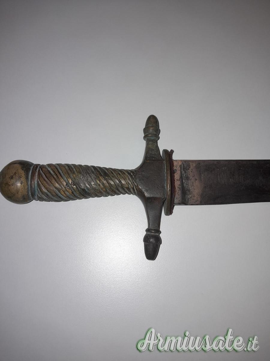 Rara daga sottufficiale bersaglieri mod. 1850 Regno di Sardegna Rara daga sottufficiale bersaglieri mod. 1850 Regno di Sardegna