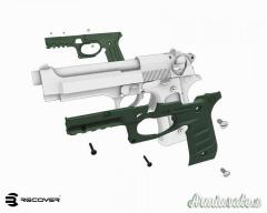 Recover Guance Tattiche Beretta 92 con Rail Integrato