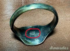 E.R. anello d’epoca nazista commemorativo del 