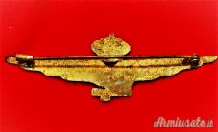 Decorazione da petto ovvero brevetto per pilota militare d’aeroplano Regia Aeronautica modello 1935