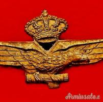 Decorazione da petto ovvero brevetto per pilota militare d’aeroplano Regia Aeronautica modello 1935