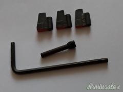 Beretta 76 Sight Blade Mirini Mirino tacca di mira .32 ACP 7.65x17 mm Browning tiro poligono gara