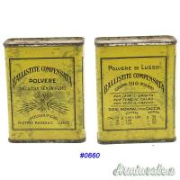 Lattine Polveri varie, anche rare