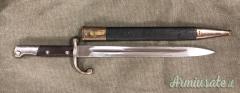 Baionetta per carabina Mauser brasiliano modello 1908 condizioni ottime