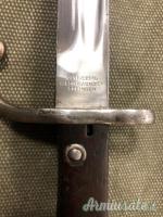 Baionetta per carabina Mauser brasiliano modello 1908 condizioni ottime