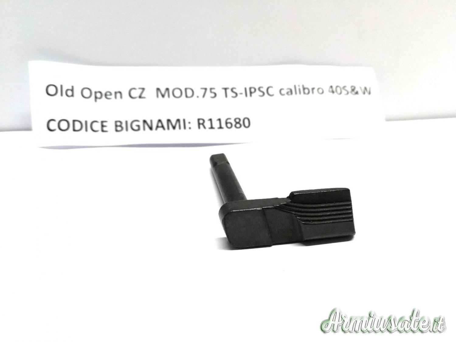 Hold Open CZ modello 75 TS IPSC calibro 40 SW Hold Open CZ modello 75 TS IPSC calibro 40 SW