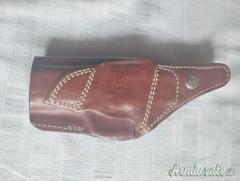 Fondina pelle fatta a mano revolver 38-357