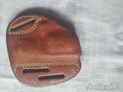 Fondina per revolver S&W mod 36 di pelle fatta a mano