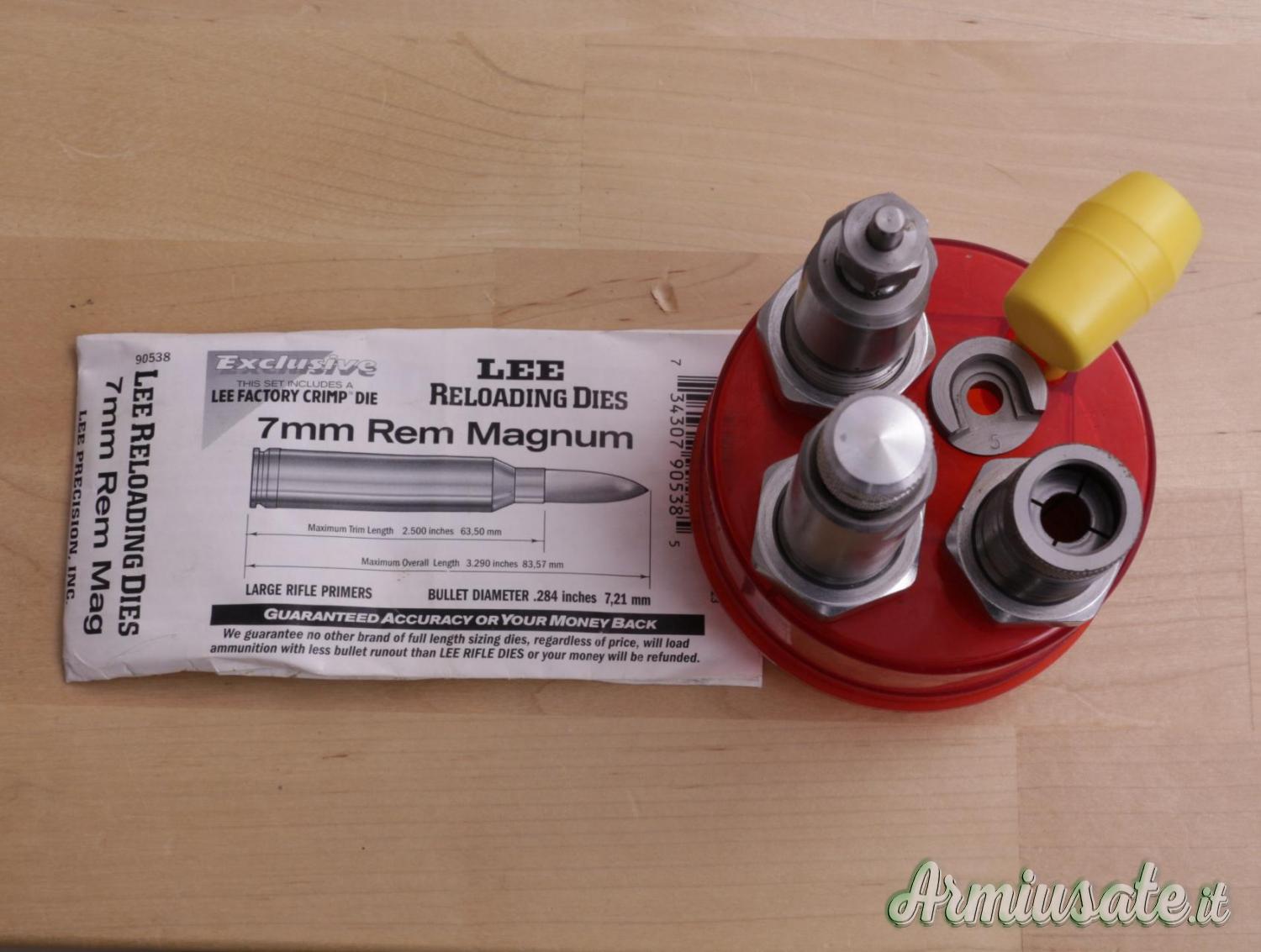 LEE calibro 7mm Rem. magnum LEE calibro 7mm Rem. magnum