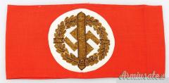 Rara fascia da braccio tedesca d’epoca nazista per Leader sportivo “STURMABTEILUNG (SA)”