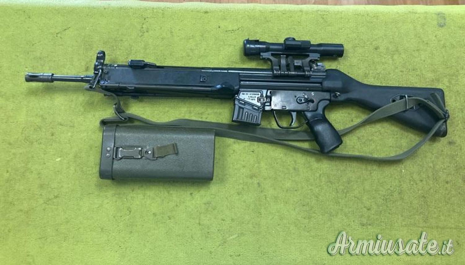 Heckler & Koch HK 93, Hensoldt, Sniper, 1975, .223 Remington Heckler & Koch HK 93, Hensoldt, Sniper, 1975, .223 Remington