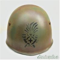 Elmo epoca fascista mod. 1933 “camouflage” Battaglione Speciale “E” Regia Guardia di Finanza