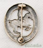 Distintivo d'epoca nazista “DEUTSCHES REITERABZEICHEN” di 2^ classe in grado “ARGENTO”