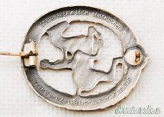 Distintivo d'epoca nazista “DEUTSCHES REITERABZEICHEN” di 2^ classe in grado “ARGENTO”