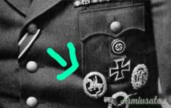 Distintivo d'epoca nazista “DEUTSCHES REITERABZEICHEN” di 2^ classe in grado “ARGENTO”